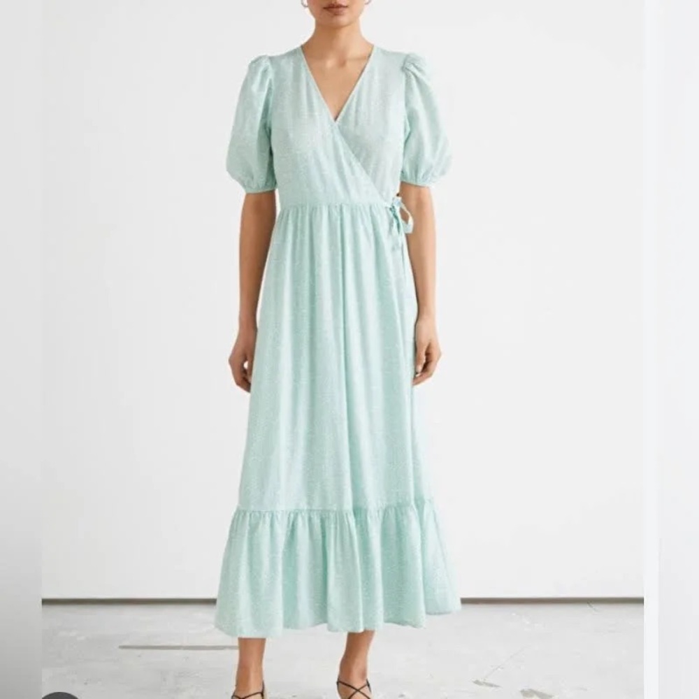 &OtherStories Puff sleeve maxi dress